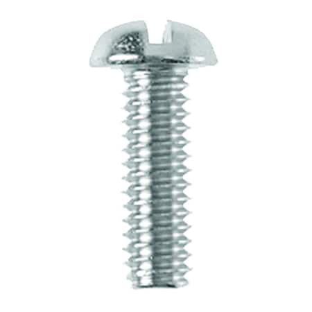 Danco Danco No. 8-32 X 1/2 in. L Slotted Round Head Chrome-Plated Brass Bibb Screw 1 pk 35142-B